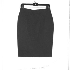 Charcoal grey pencil skirt